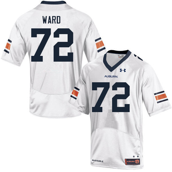 Auburn Tigers Men's Brady Ward #72 White Under Armour Stitched College 2021 NCAA Authentic Football Jersey DSU5074PD